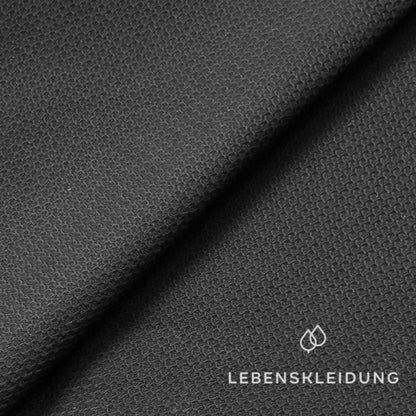 Re-Life Structured Woven Fabric - Black – Close-up