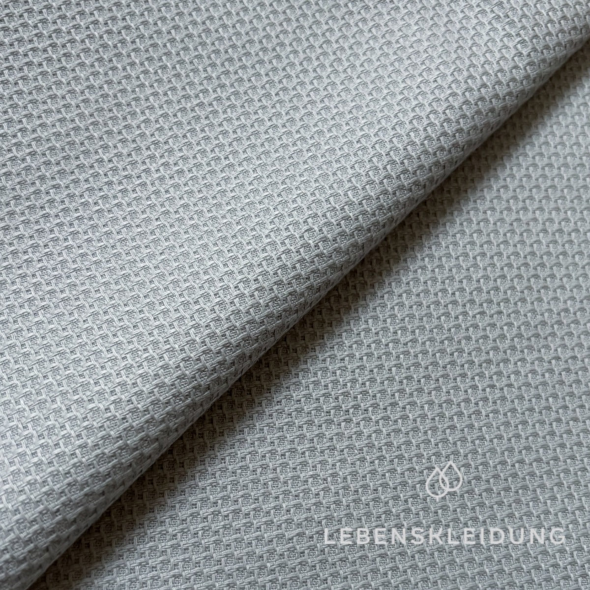 Re-Life Strukturierter Webstoff - Grey – Detailansicht