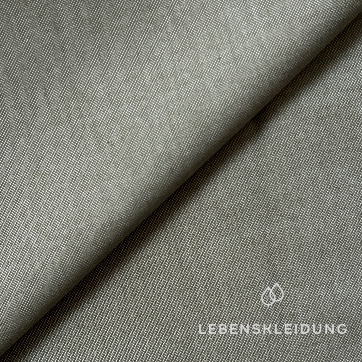 Re-Life Oxford Hemdenstoff - Salbei Muster