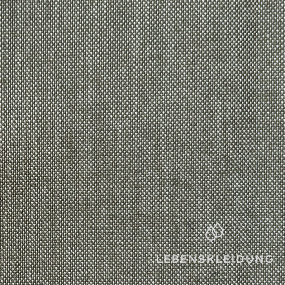 Re-Life Oxford Hemdenstoff - Salbei – Detailansicht