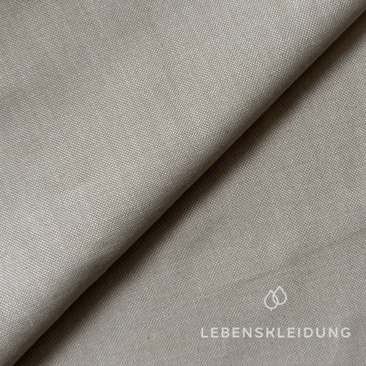 Re-Life Oxford Shirt Fabric - Cream sample – Detail view