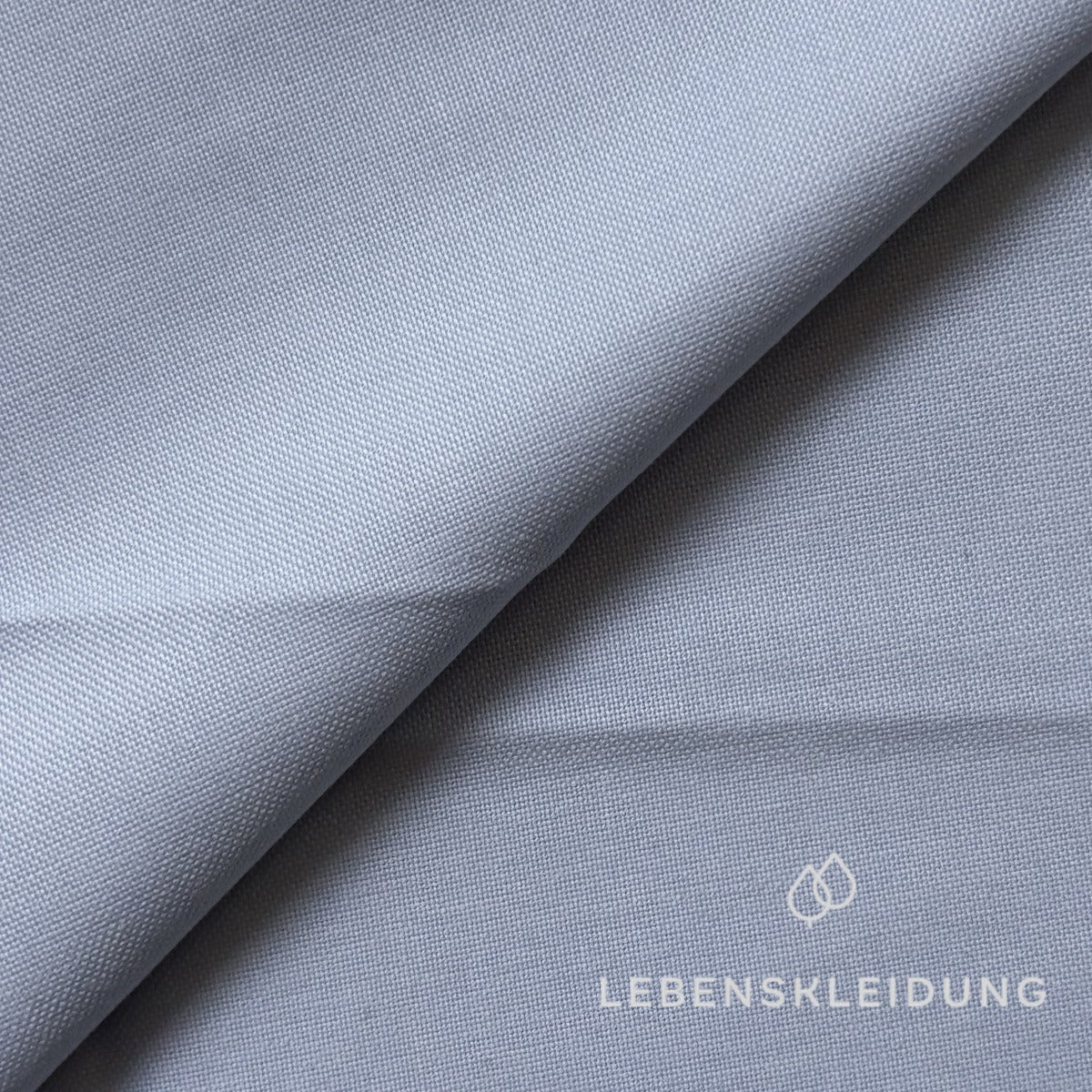 Re-Life Oxford Hemdenstoff - Hellblau – Detailansicht