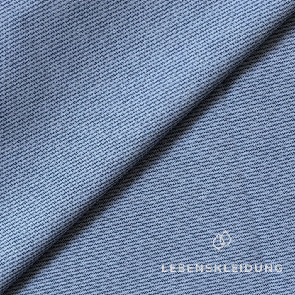 Re-Life Oxford Hemdenstoff - Hellblau - Blau gestreift