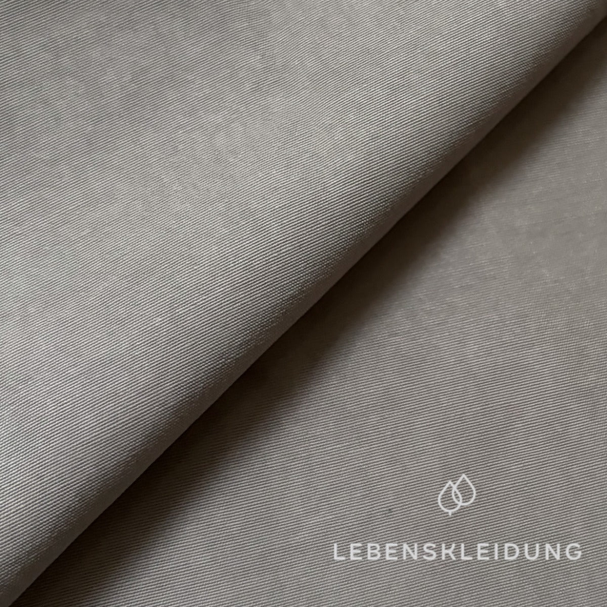 Sergé de coton lyocell Re-Life - échantillon gris – Vue détaillée