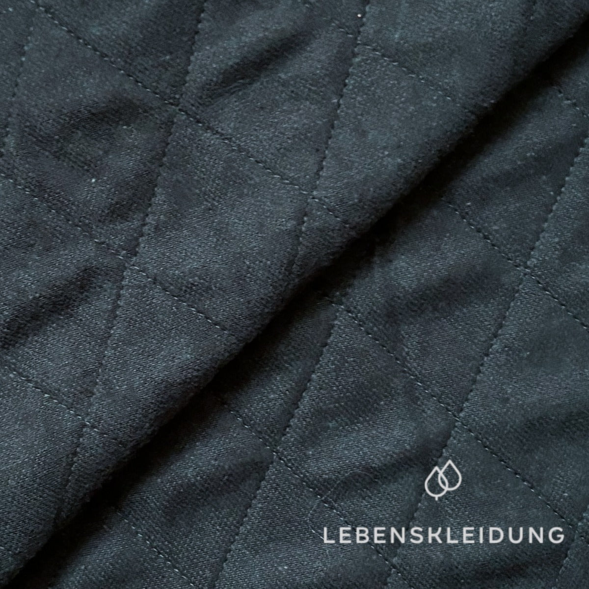 Flanelle matelassée Re-Life à motif moucheté - Vert écossais moucheté – Vue détaillée