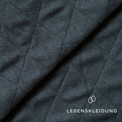 Flanelle matelassée Re-Life à motif moucheté - Vert écossais moucheté – Vue détaillée