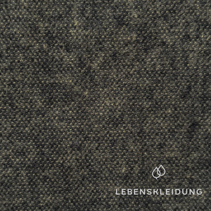 Re-Life Flannel Fabric - Olive Marl sample – Close-up