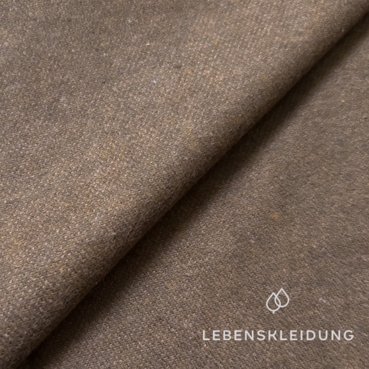 Tissu de flanelle Re-Life - Caramel – Vue détaillée