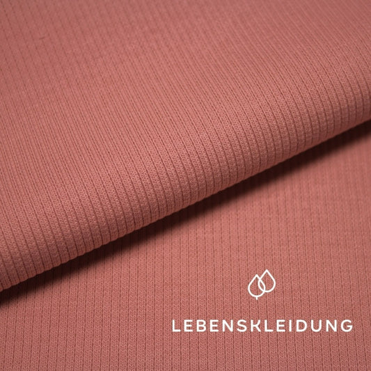 Bio RIB 2x1 (poignets) - échantillon bois de rose