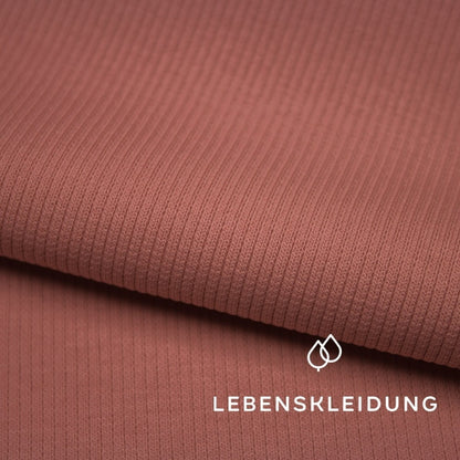 Bio RIB 2x1 (poignets) - Bois de rose – Gros plan