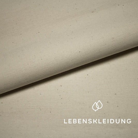 Organic Canvas Fabric - Natural sample