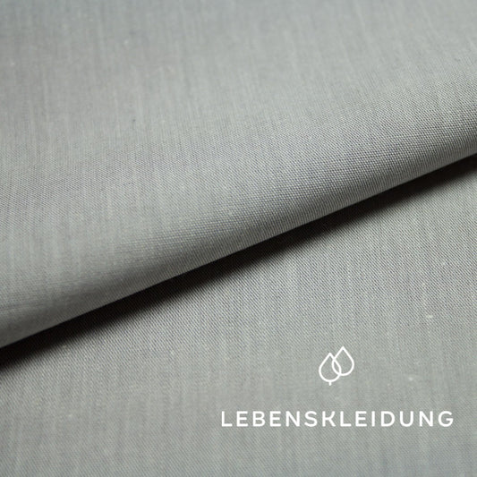 Organic Chambray - Natural - Anthracite