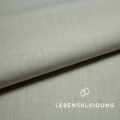 Bio Chambray - Creme - Anthrazit