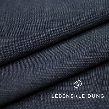 Organic Chambray - Navy sample
