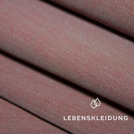 Organic Chambray - Rubino sample – Detail view