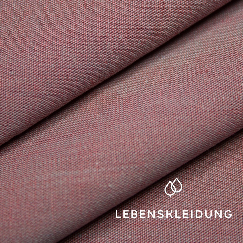 Organic Chambray - Rubino