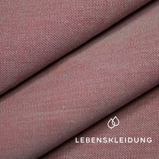 Organic Chambray - Rubino