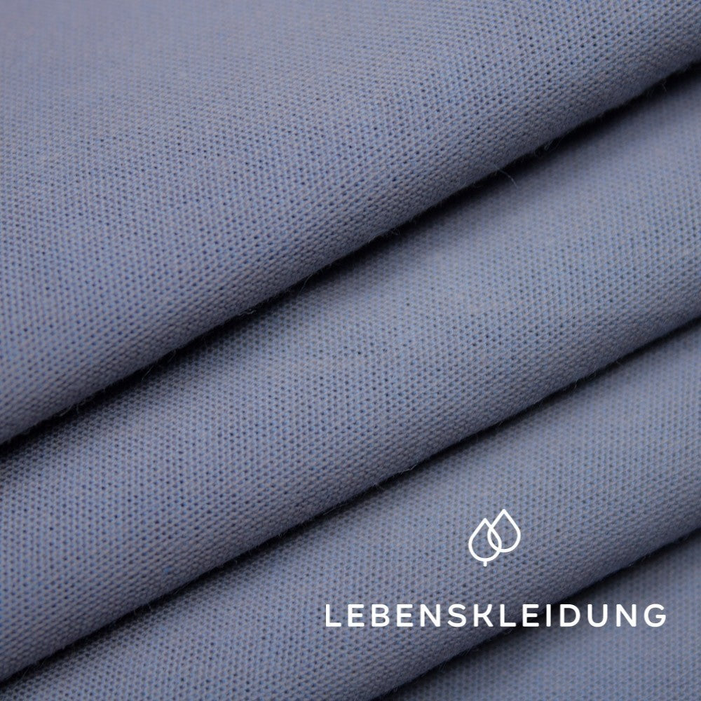 Organic Chambray - Sapphire sample