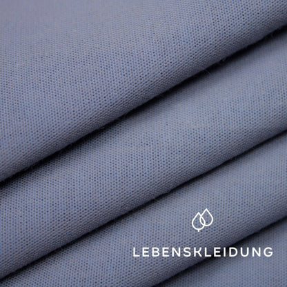 Organic Chambray - Sapphire sample