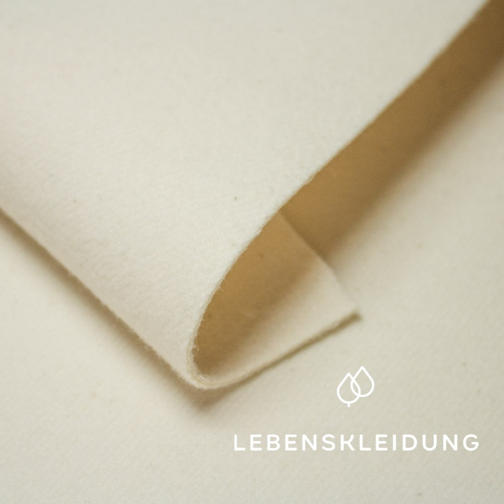 Bio Molton Laminiert - Natur