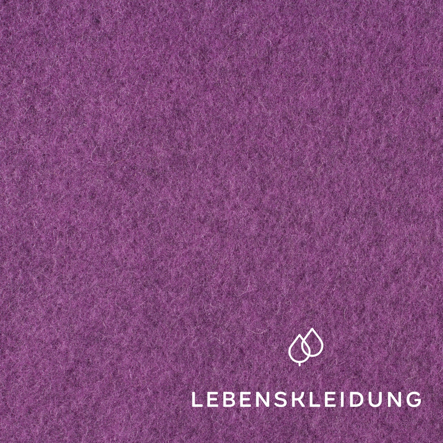 Laine polaire biologique elbwolle™ - échantillon Raisin Doux – Vue détaillée