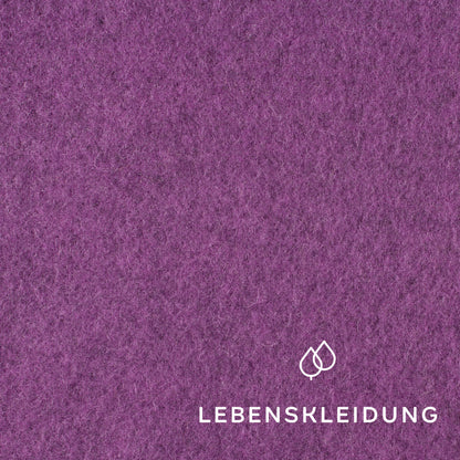 Laine polaire biologique elbwolle™ - échantillon Raisin Doux – Vue détaillée