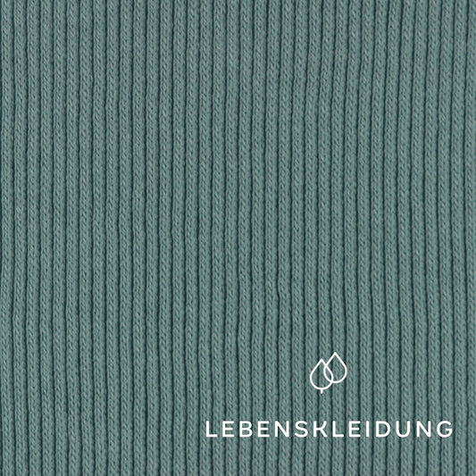 Organic Heavy Knit - Vintage Green sample – Detail view