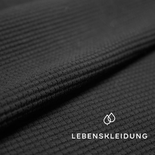 Organic Honeycomb Rib - Black