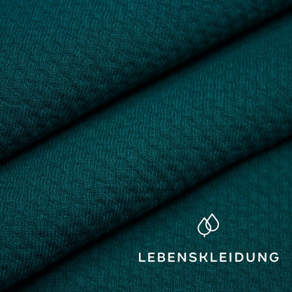 Organic Interlock Doubleface 3D - Emerald sample