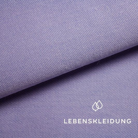 Organic Twill - Frosty Lilac sample