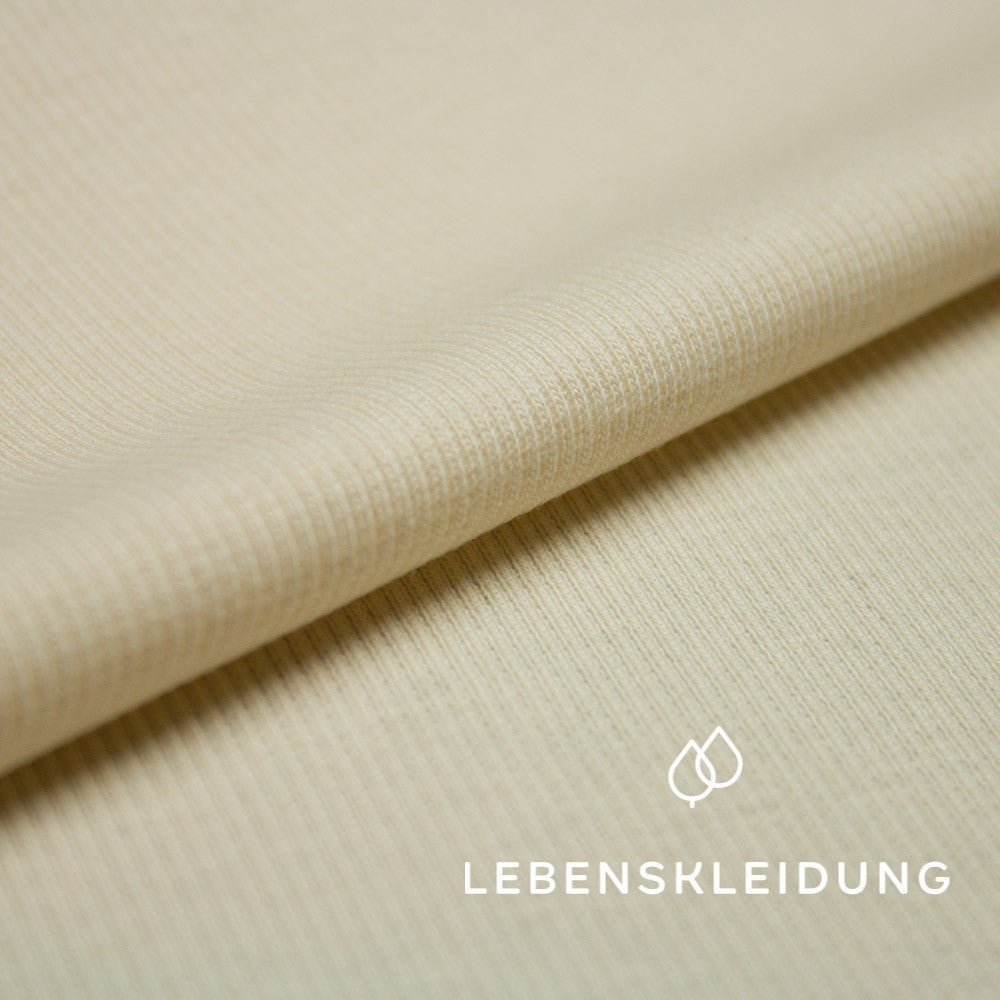 Organic Light Rib - Ecru sample