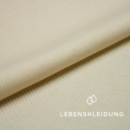 Organic Light Rib - Ecru sample