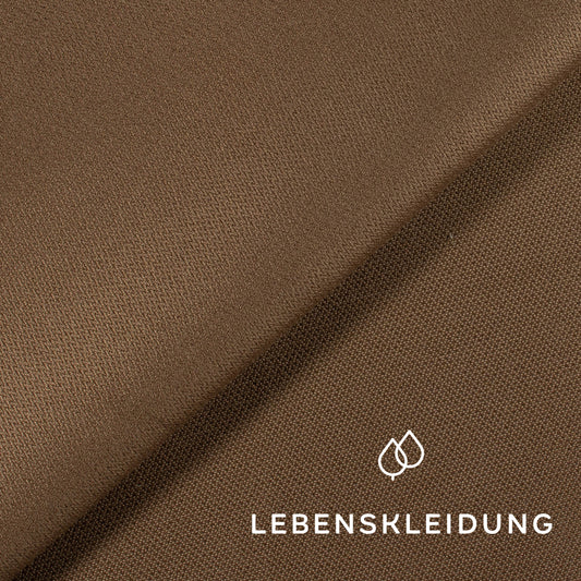 Organic twill, water-repellent - Khaki sample