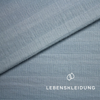 Organic Muslin - Cloud Blue sample