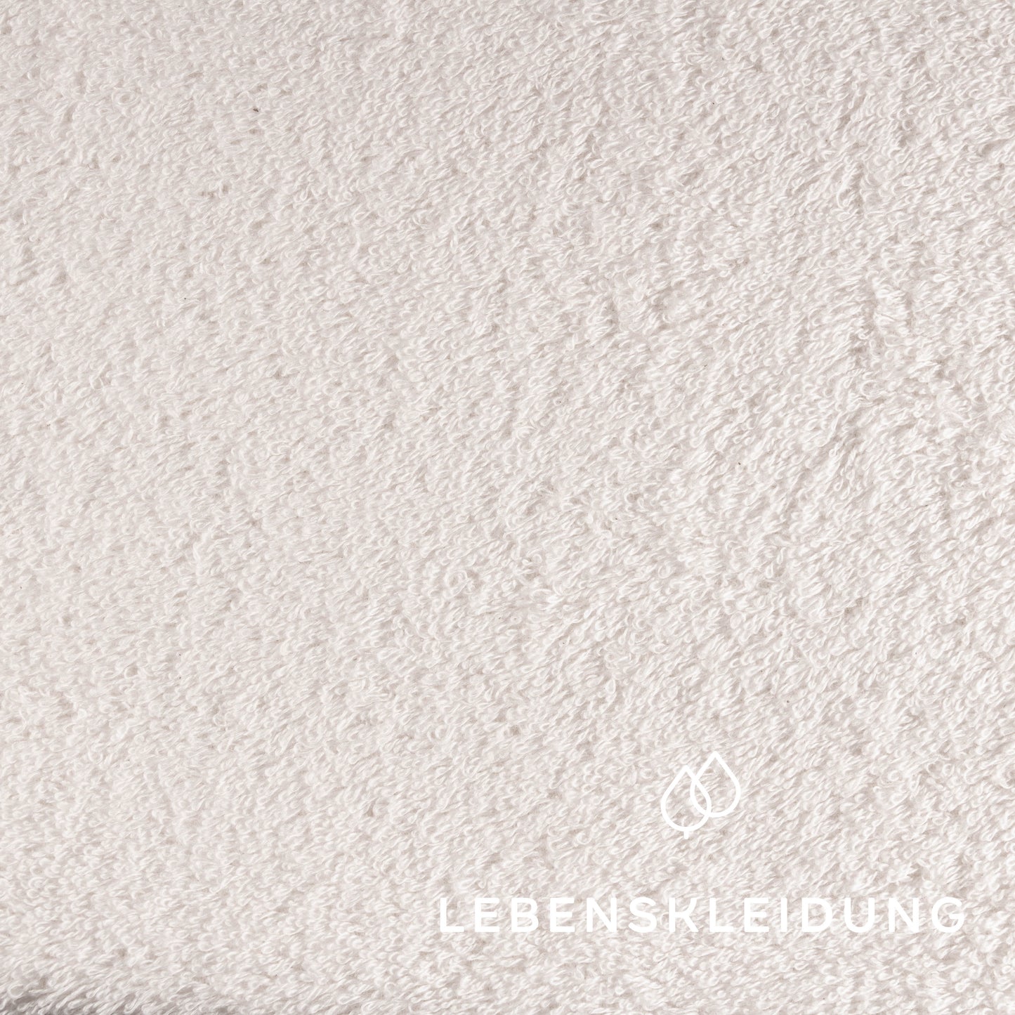 Tissu éponge bio mélangé - échantillon naturel – Vue détaillée