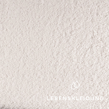 Tissu éponge bio mélangé - échantillon naturel – Vue détaillée