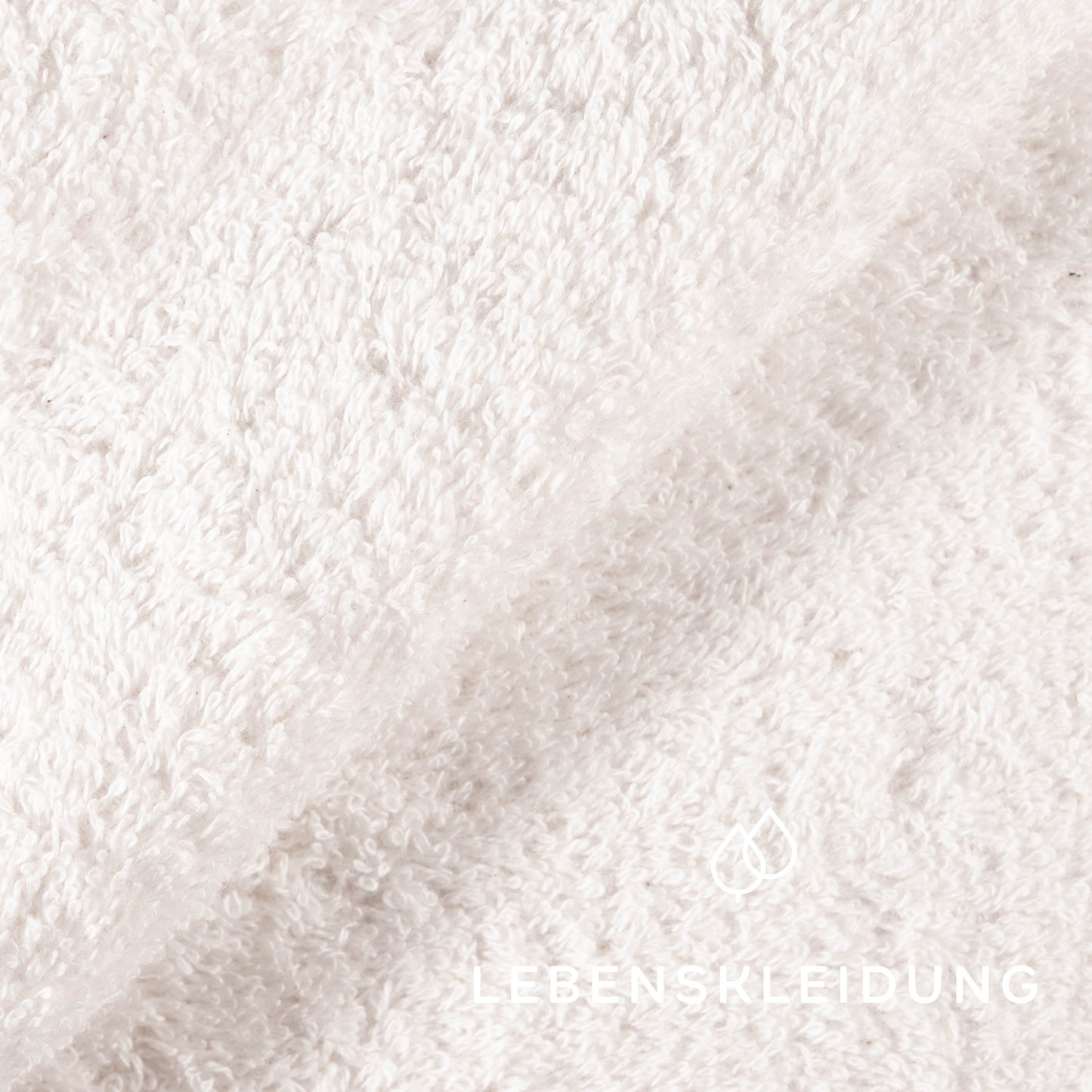 Tissu éponge bio mélangé - échantillon naturel