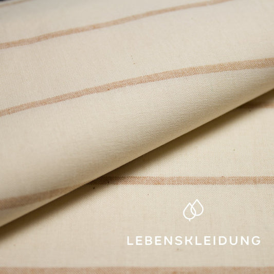 Organic percale - Ecru (naturally colored cotton) sample