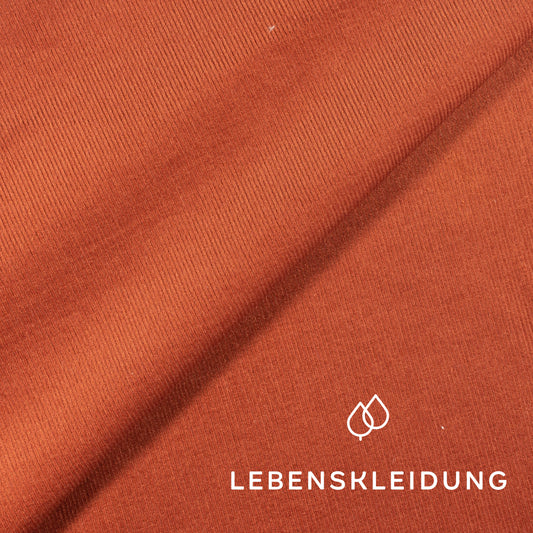 Cordon fin en coton biologique 1 mm - échantillon caramel