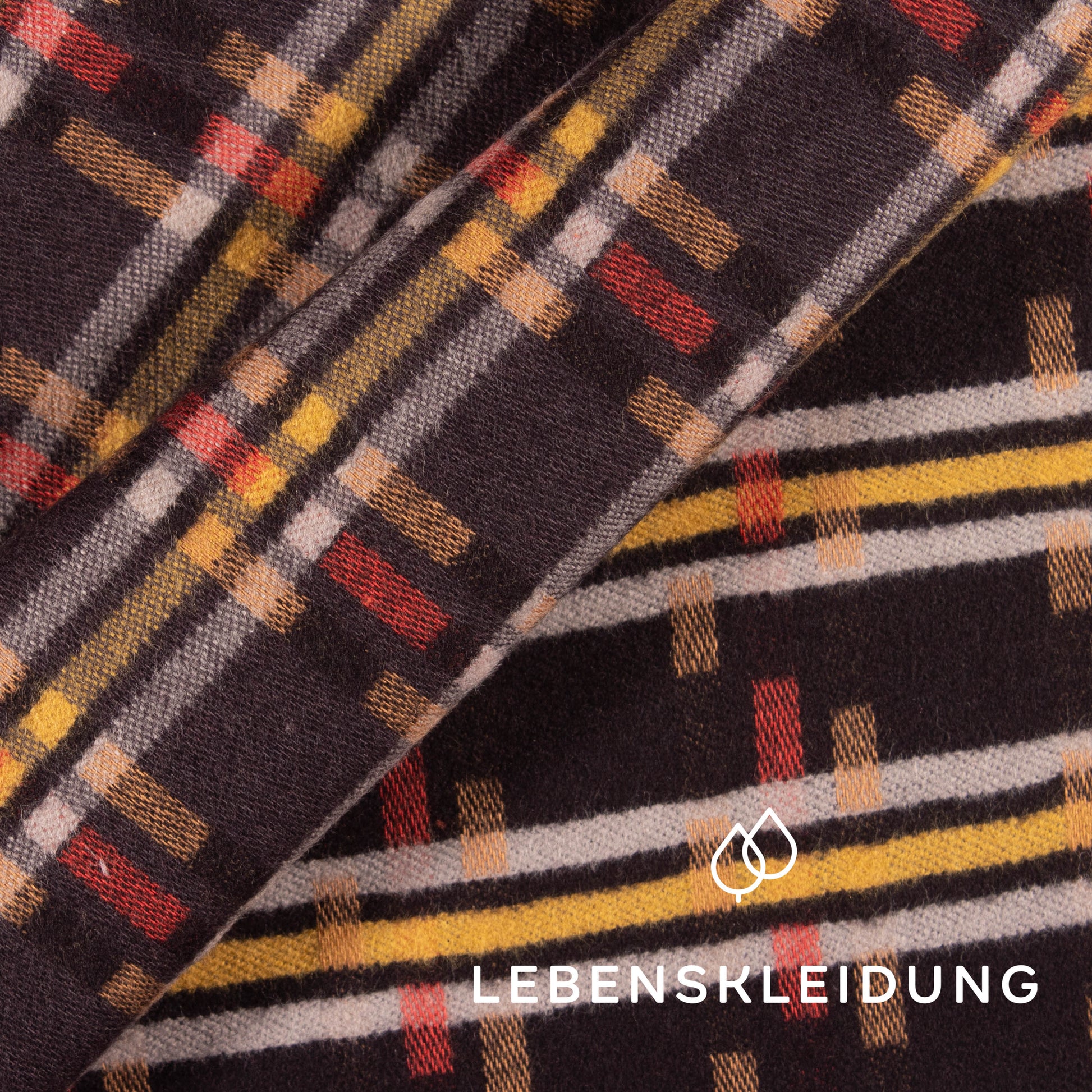 Organic Flannel - Multi Check – Fabric texture