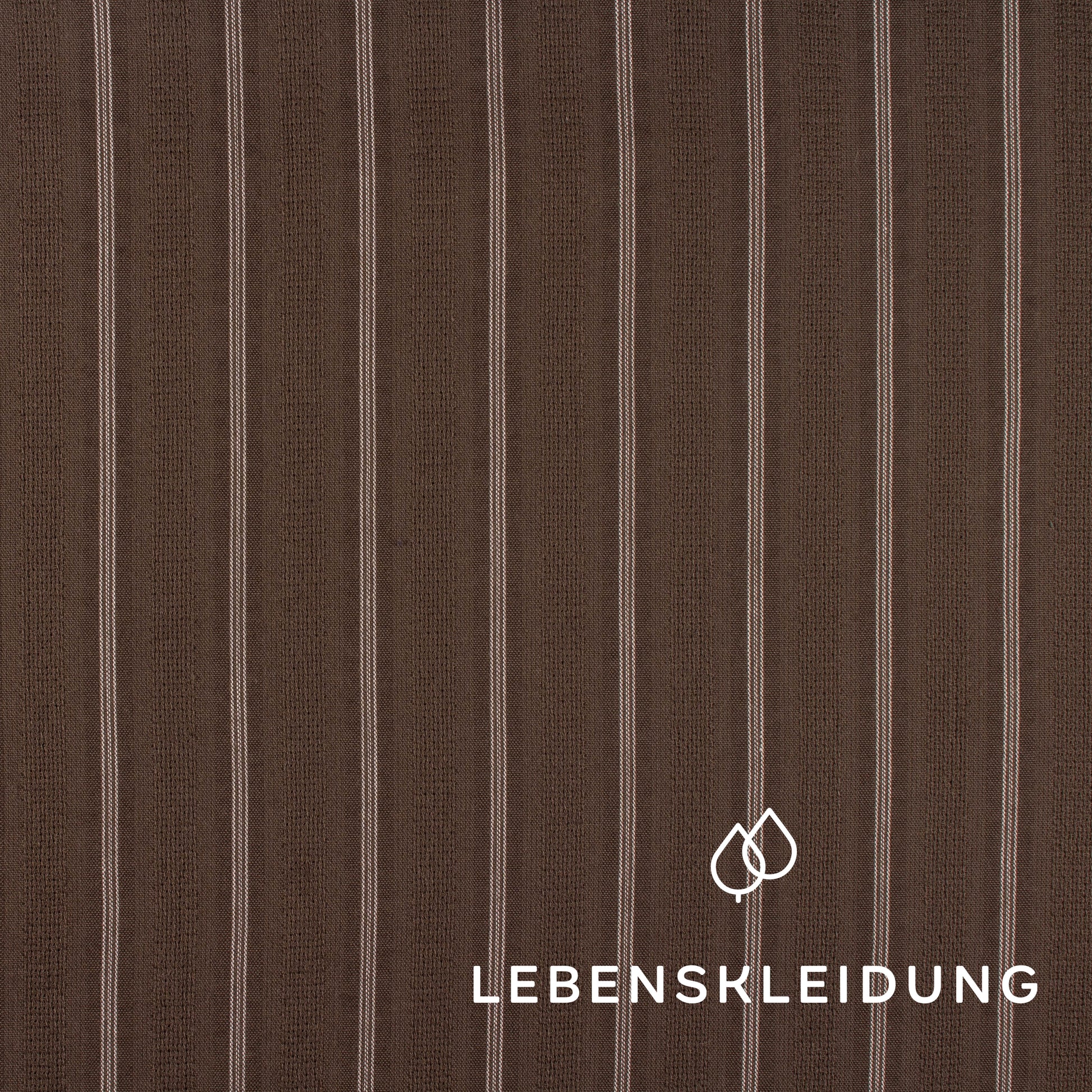 Bio Dobby Bindung - Olive Stripe – Detailansicht