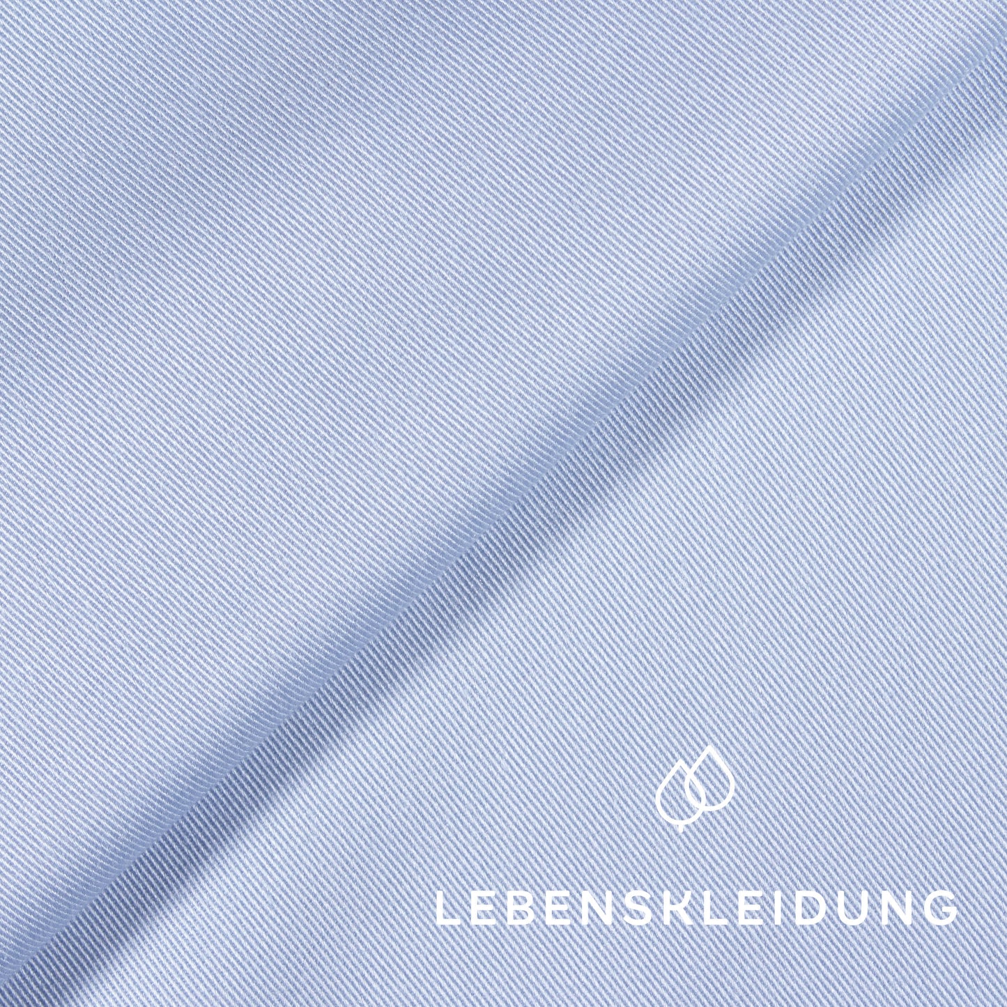 Lyocell Popeline - Sky Blue – Detailansicht