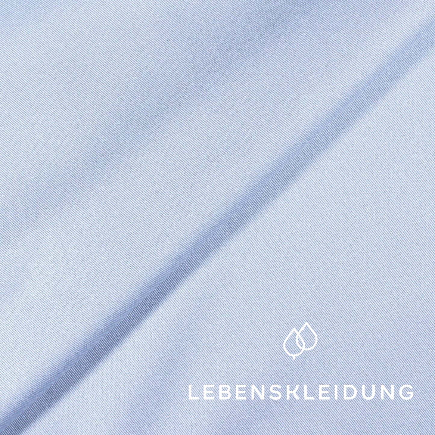 Lyocell Popeline - Sky Blue – Nahaufnahme