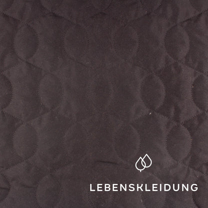 Couette en tissu recyclé biologique - échantillon noir – Vue détaillée