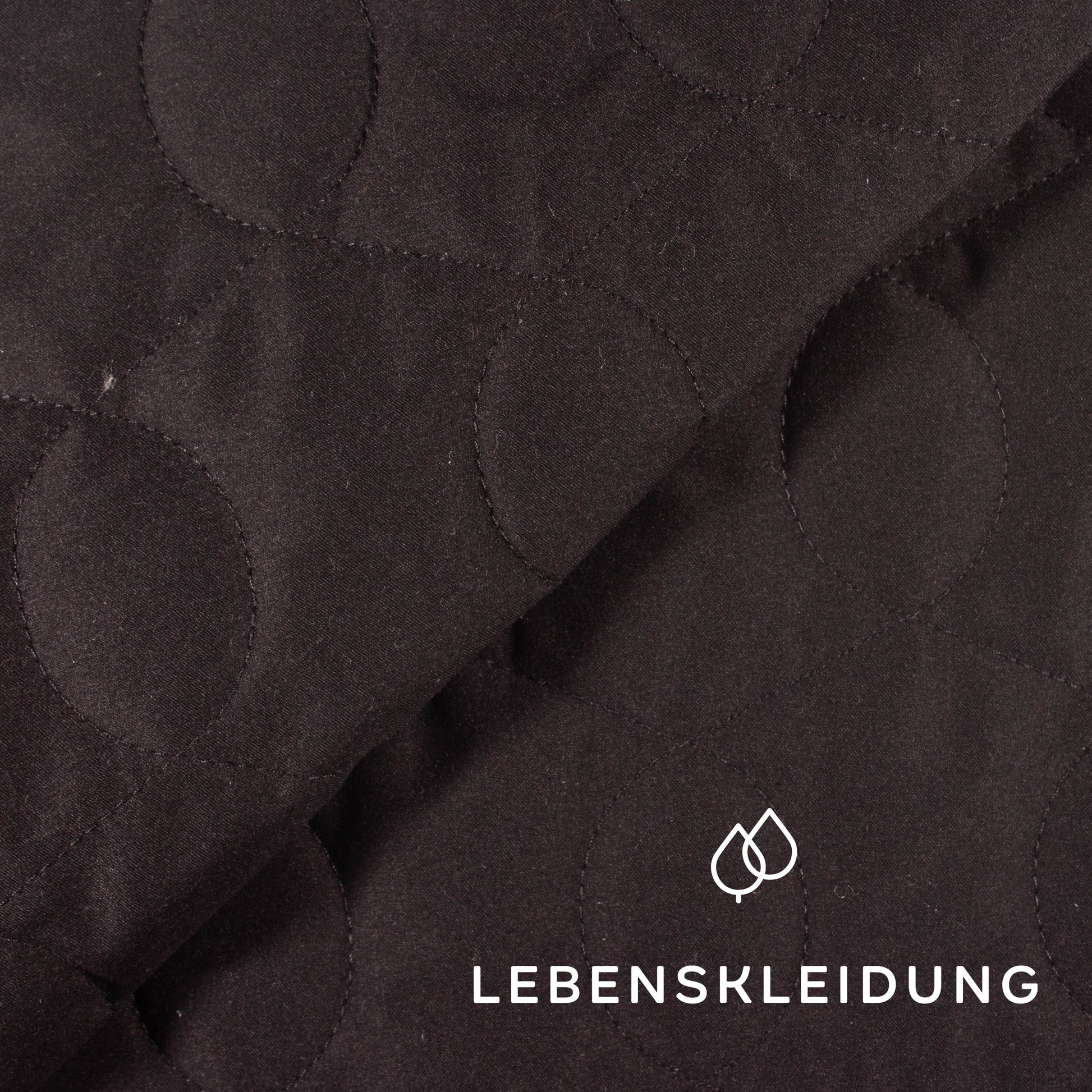 Organic Recycled Quilt - Black