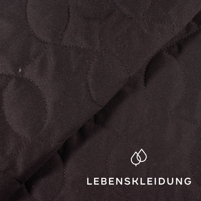 Couette en tissu recyclé biologique - échantillon noir