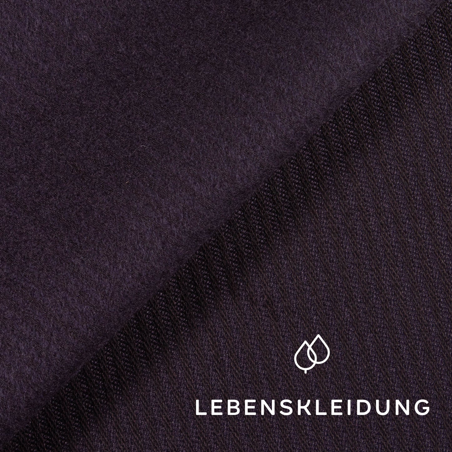 Ribbed Flanell - Stonal Stripe Muster – Detailansicht
