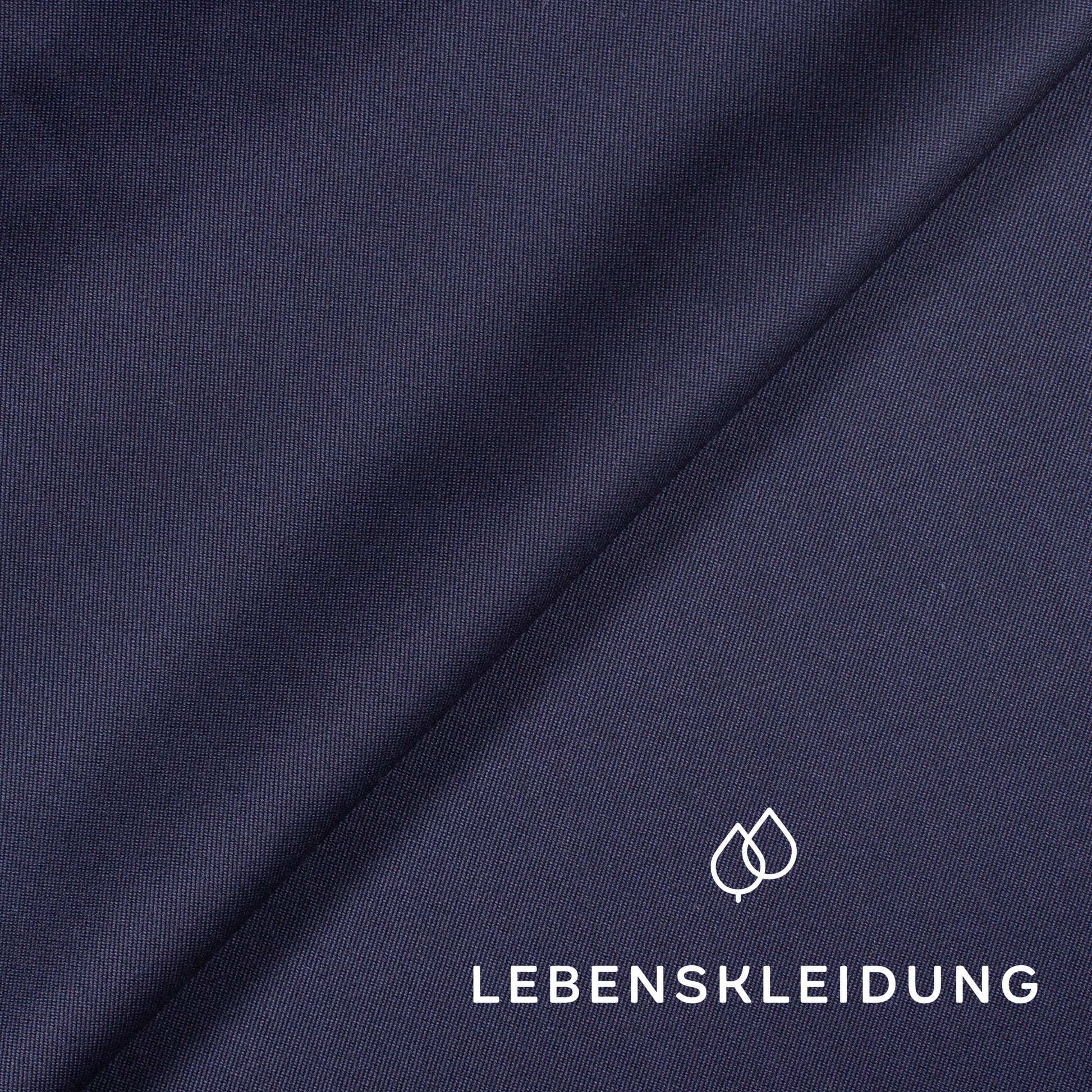 Organic Workwear Twill - Dark Blue sample – Detail view