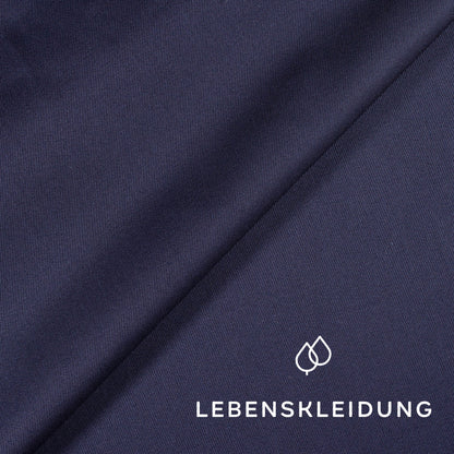 Organic Workwear Twill - Dark Blue sample – Detail view