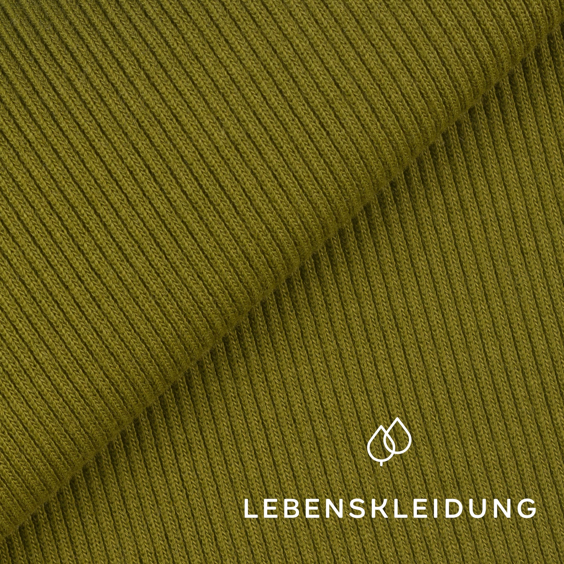 Organic ribbing fabric - Dark Mud sample